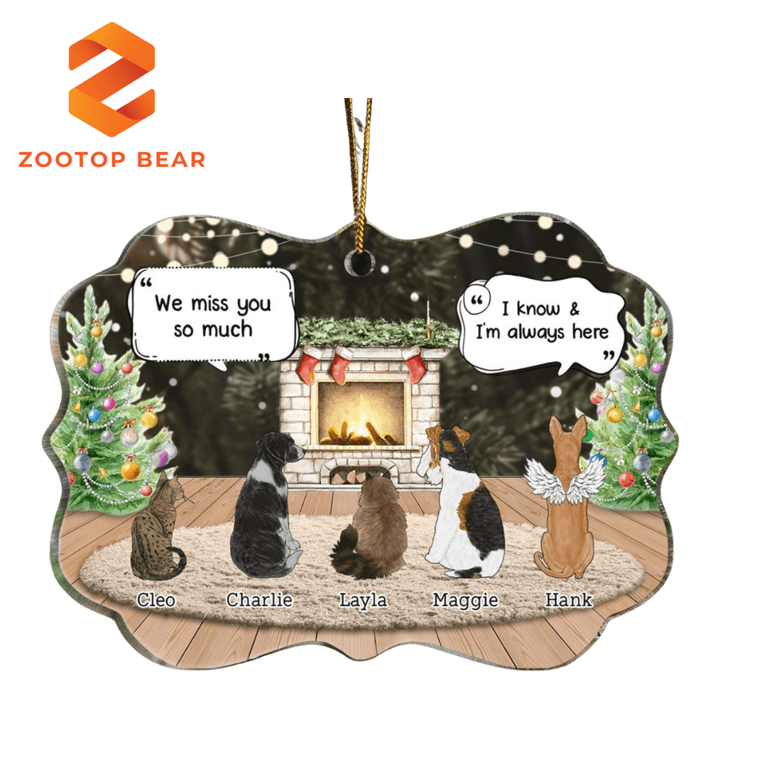 Personalized Medallion Acrylic Ornament