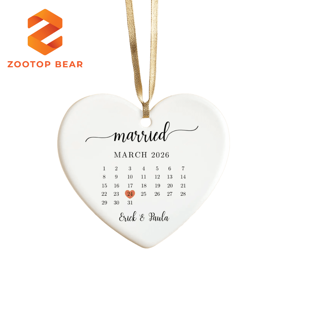 Heart Ceramic Ornament
