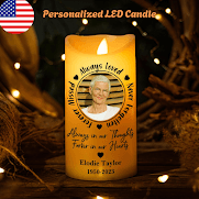 Personalized LED Candle