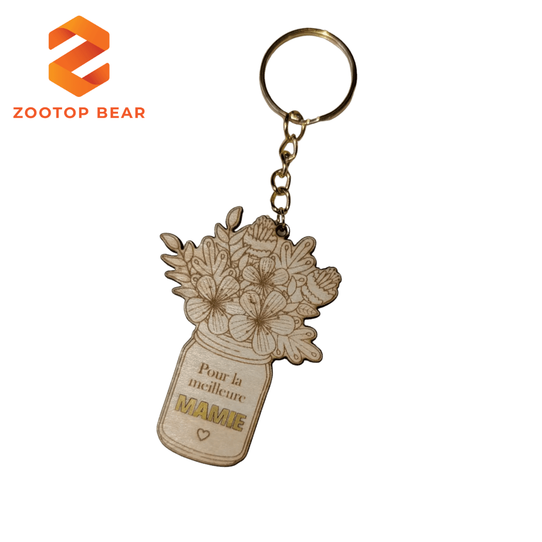 Wooden Keychain