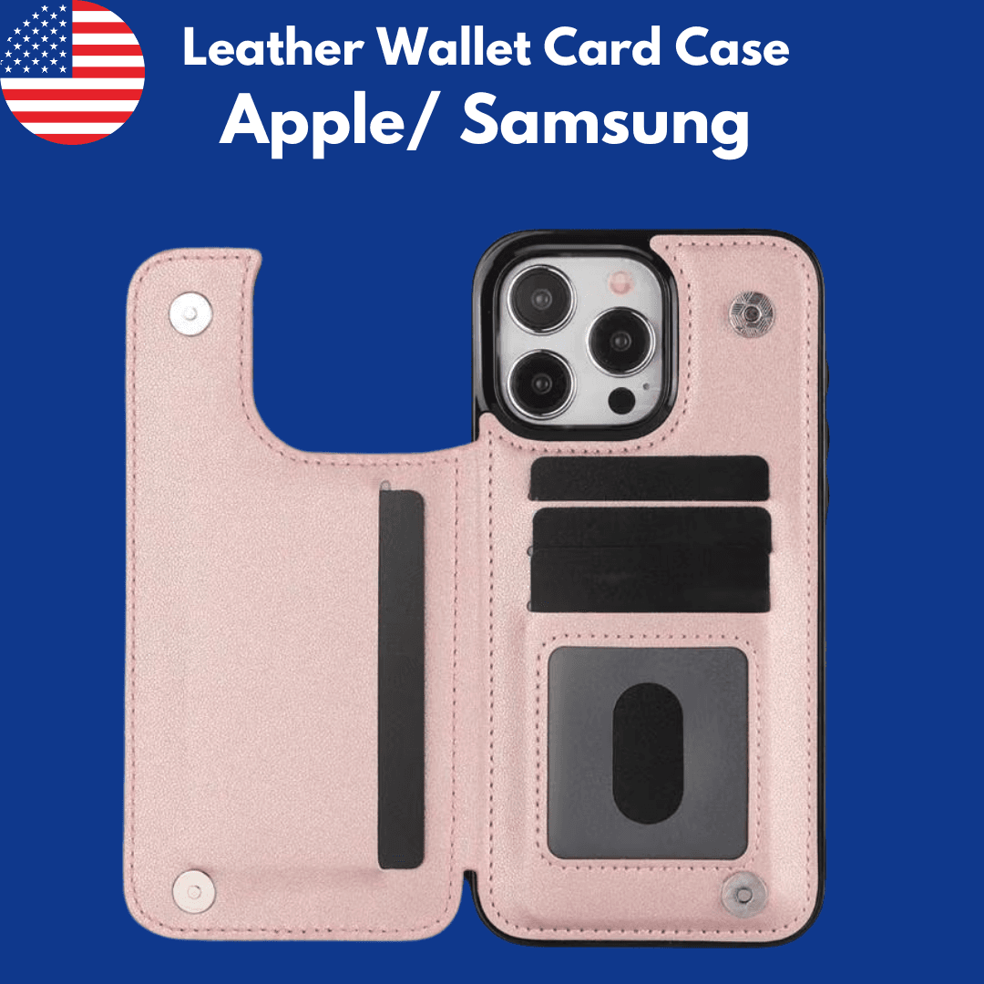Leather Wallet Card Case Samsung/ Iphone Serries
