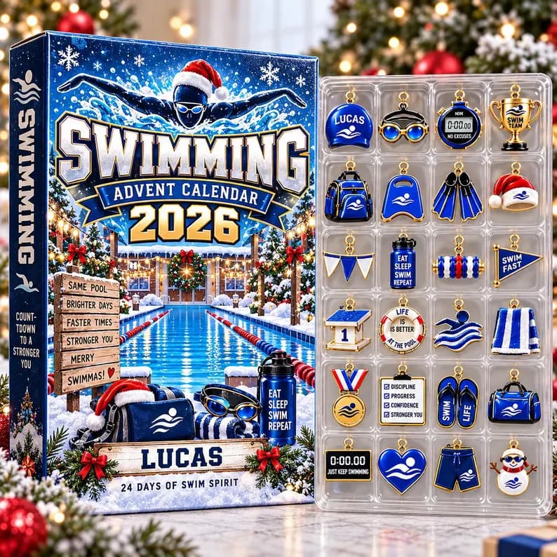 Personalized Advent Calendar 24 Charms