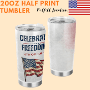 20OZ Half Print Tumbler