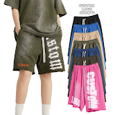 330G Washed terry short pants - S3301